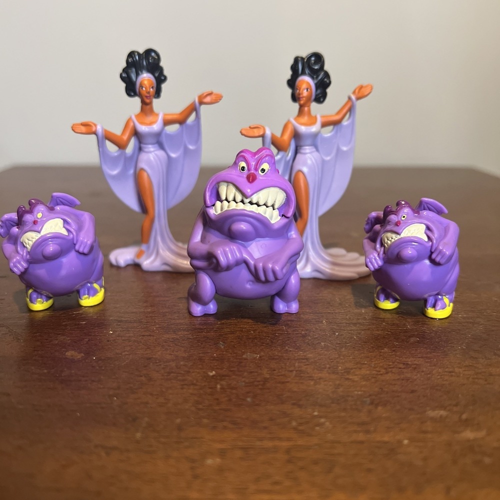 Hercules Disney Figures Lot Of 5 Esmeralda And Pain McDonald's